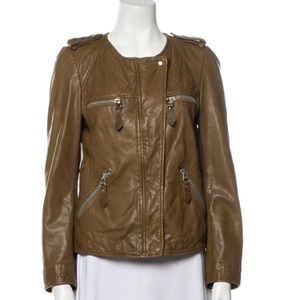 ÉTOILE ISABEL MARANT Lambskin Biker Jacket